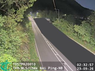 大埔公路馬料水段近赤泥坪 - 北行