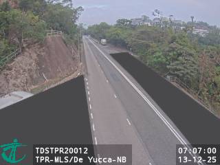 大埔公路馬料水段近雍雅山 - 北行