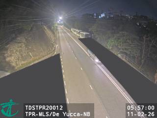 大埔公路馬料水段近雍雅山 - 北行