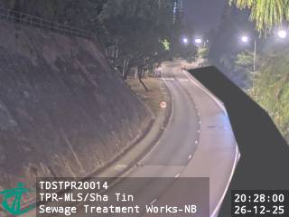 大埔公路馬料水段近沙田污水處理廠 - 北行