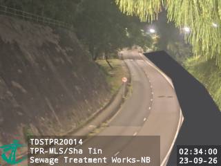 大埔公路馬料水段近沙田污水處理廠 - 北行