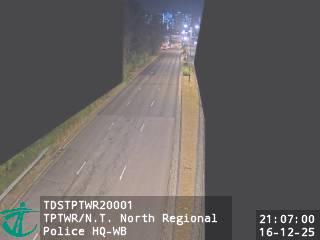 大埔太和路近新界北總區警察總部 - 西行