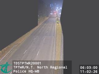 大埔太和路近新界北總區警察總部 - 西行