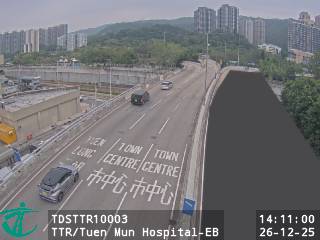 青田路近屯門醫院 - 東行