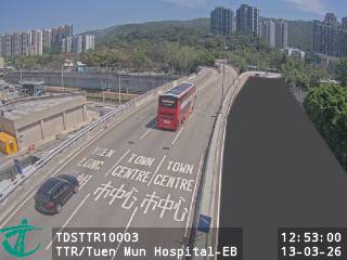 青田路近屯門醫院 - 東行