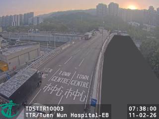 青田路近屯門醫院 - 東行