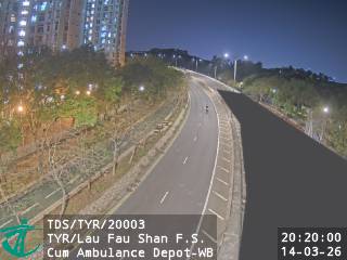 天影路近流浮山消防局暨救護站 - 西行