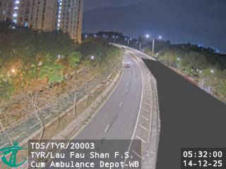 天影路近流浮山消防局暨救護站 - 西行