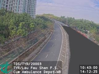 天影路近流浮山消防局暨救護站 - 西行