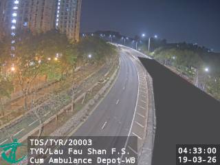 天影路近流浮山消防局暨救護站 - 西行