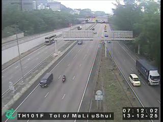 吐露港公路近馬料水交匯處