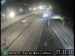 吐露港公路近馬料水交匯處