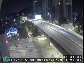 青山公路近洪水橋