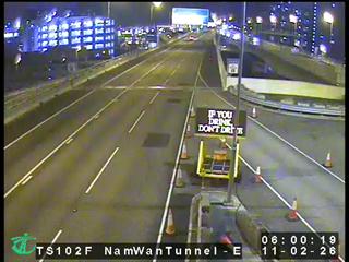 南灣隧道昂船洲大橋入口